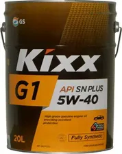 L2102P20E1, KIXX G1 SN PLUS 5W40 20L МАСЛО МОТОРНОЕ \ API: SN PLUS Fully Synthetic,