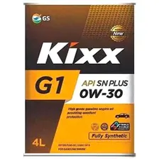 Моторное масло Kixx G1 0W-30 SN Plus (4 л.) L209944TE1