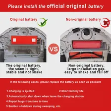 100% оригинальная запасная аккумуляторная батарея для XIAOMI MIJIA Mi Robot Vacuum-Mop Essential G1 MJSTG1 SKV4136GL 2600 мАч (art.: 3920bfaea3957)