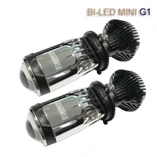 Светодиодные би-линзы CarProfi Bi-Led G1 Mini 1.4 дюйма, 5100k, под цоколь H4 (к-кт 2шт.)